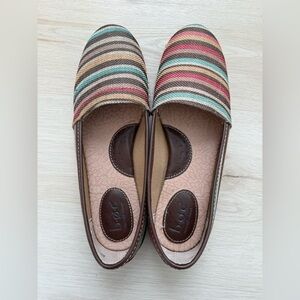 b.o.c. Women's Colorful Striped Loafers